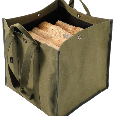 BC-400 Firewood Carrier Tote – Canvas Khaki