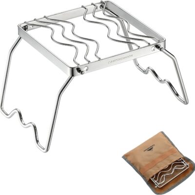 MS-1001 Folding Campfire Grill Grate 304 Stainless Steel