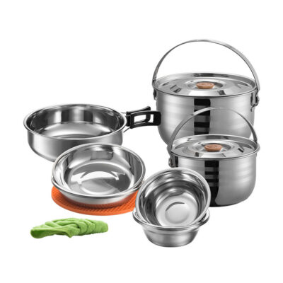 MC-210 Stainless Steel Camping Mess Kit