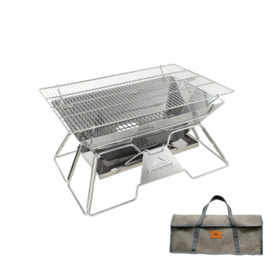 MT-3 Folding Fire Pit BBQ Grill
